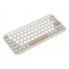 Wireless Bluetooth Keyboard ASUS Marshmallow KW100 — US International Layout, Oat Milk