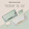 Wireless Bluetooth Keyboard ASUS Marshmallow KW100 — US International Layout, Oat Milk