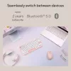 Wireless Bluetooth Keyboard ASUS Marshmallow KW100 — US International Layout, Oat Milk