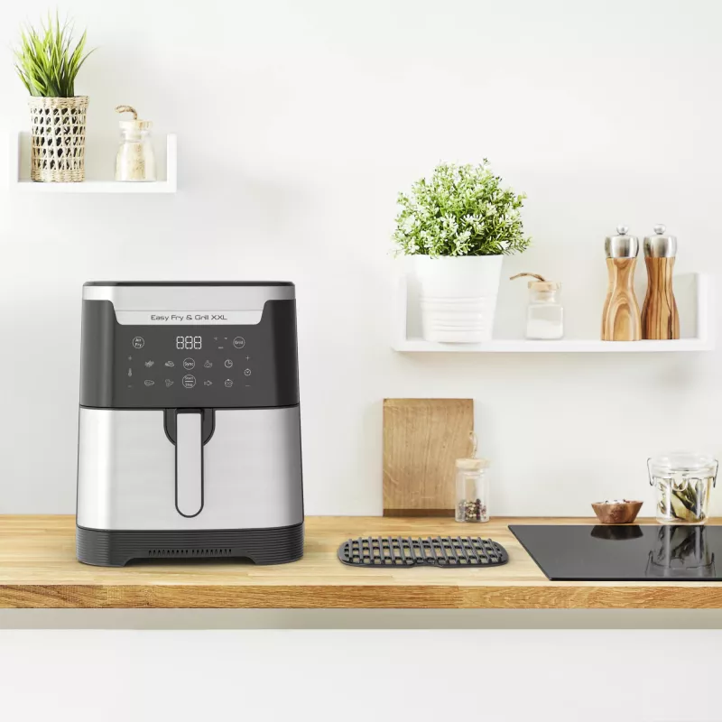 Tefal Easy Fry & Grill EY801D 6,5 L Standgerät 1650 W Heißluftfritteuse Edelstahl
