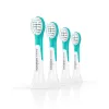 Sonicare For Kids Ersatzbürstenköpfe Philips HX6034/90 — 4er-Pack, blau/weiß, Austausch alle 3 Monate