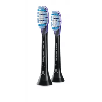 Philips Premium Gum Care HX9052/88 2er-Pack Bürstenköpfe, 2 Stk., Schwarz, 3 Monate, Weich, 62000 Bewegungen pro Minute, Philips