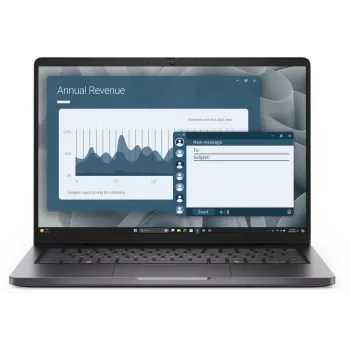 DELL Pro 14 PC14255 AMD Ryzen™ 5 220 Laptop 35,6 cm (14 Zoll) Full HD+ 16 GB DDR5-SDRAM 512 GB SSD Wi-Fi 6E (802.11ax) Windows 11 Pro Schwarz