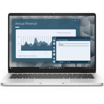 Laptop Dell 14 Zoll Pro PC14255 — AMD Ryzen AI 7 PRO 350 3,5 GHz, 16 GB RAM, 512 GB SSD, AMD Radeon 860M, Windows 11 Pro