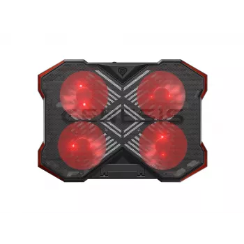 GENESIS Oxid 260 Laptop-Kühlpad 43,9 cm (17,3 Zoll) 1010 U/min Schwarz, Rot
