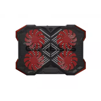 GENESIS Oxid 260 Laptop-Kühlpad 43,9 cm (17,3 Zoll) 1010 U/min Schwarz, Rot