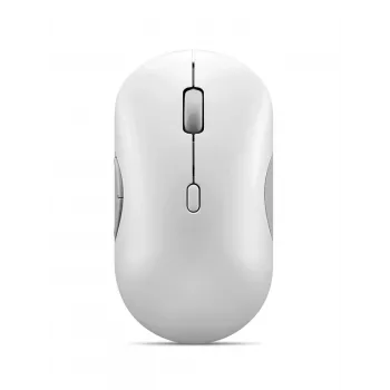 Kabellose leise Maus Lenovo 700 Multi-Device, ambidextrisch, optisch, 4000 DPI, RF + Bluetooth, 8 Tasten, weiß