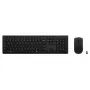 Lenovo 4X31R64357 Tastatur Maus inklusive Office RF Wireless + Bluetooth QWERTY Nordisch Grau