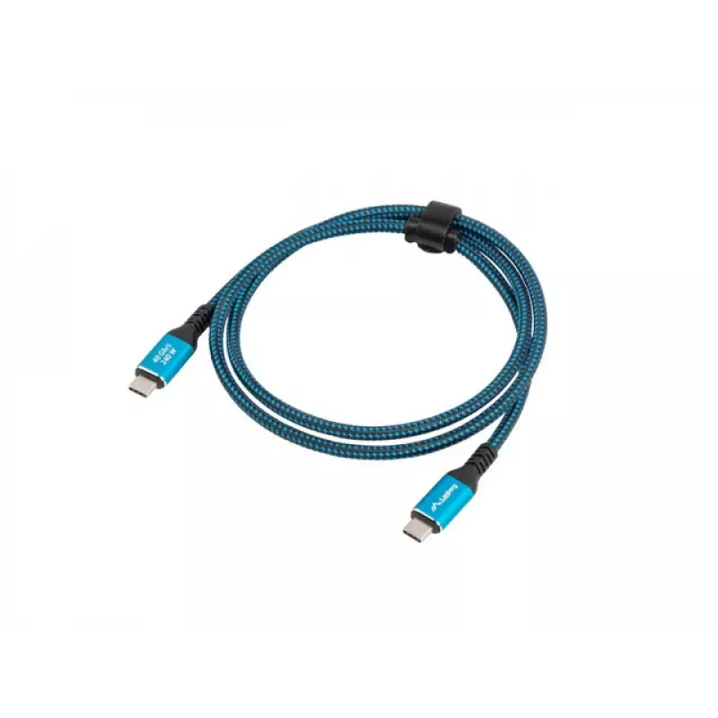 Lanberg CA-CMCM-44CU-0005-BK USB-C-Kabel (St./St.) USB4, 0,5 m, 240 W, 8K 60 Hz