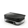 Elektrische Grillplatte Philips HD6212/90 2400 W, 2-Zonen-Freistehender Grill, 1250 cm² Aluminiumoberfläche, max. 220 °C