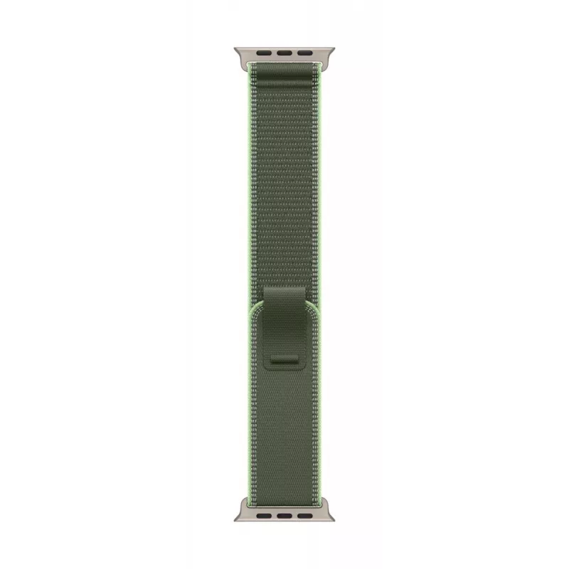APPLE 49mm Grün/Neon Trail Loop – S/M – Natur-Titan-Finish