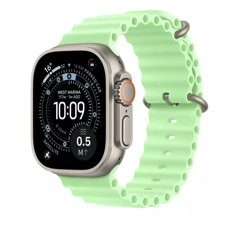 Band Apple Natural Titanium Finish MGCF4ZM/A Grün Fluoroelastomer 49mm