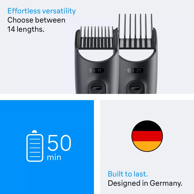 Braun AIO3560 Haarschneider/Trimmer Schwarz 14 Nickel-Metallhydrid (NiMH)