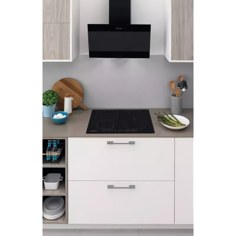 Indesit IB 65B60 NE Schwarz Einbau 59 cm Induktionskochfeld 4 Zone(n)