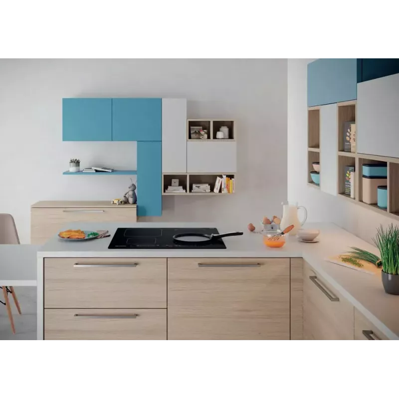 Indesit IB 65B60 NE Schwarz Einbau 59 cm Induktionskochfeld 4 Zone(n)