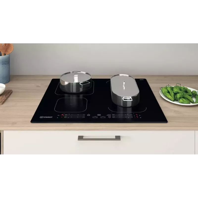 Indesit IB 65B60 NE Schwarz Einbau 59 cm Induktionskochfeld 4 Zone(n)
