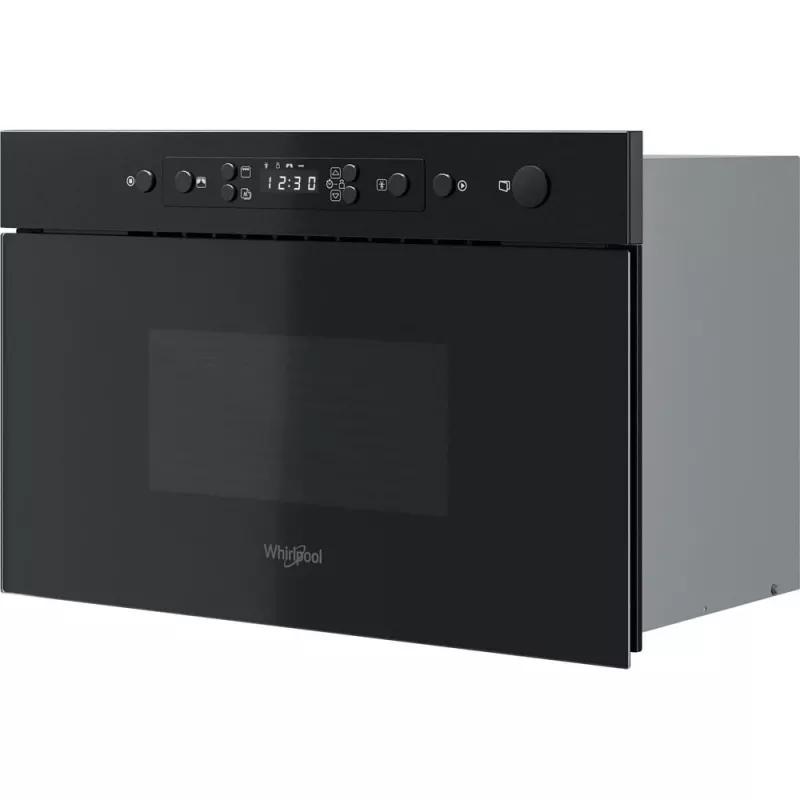 Einbau-Mikrowelle Whirlpool MBNA920B, Grill, 750 W, 22 L, schwarz, Push-Tür