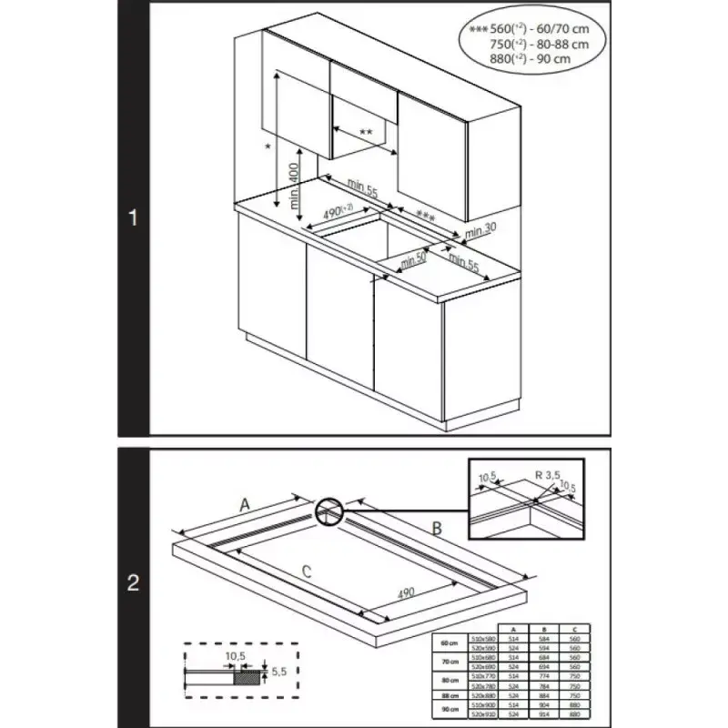 Induktionskochfeld BEKO HII64720QUF2T, 60 cm, 4 Zonen, Touch-Steuerung