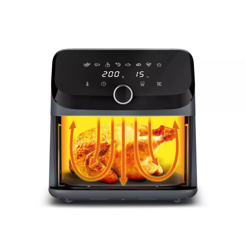 Tefal Easy Fry Mega EY855BE0 Fritteuse Einzeln 7,5 l Standgerät 2020 W Heißluftfritteuse Grau