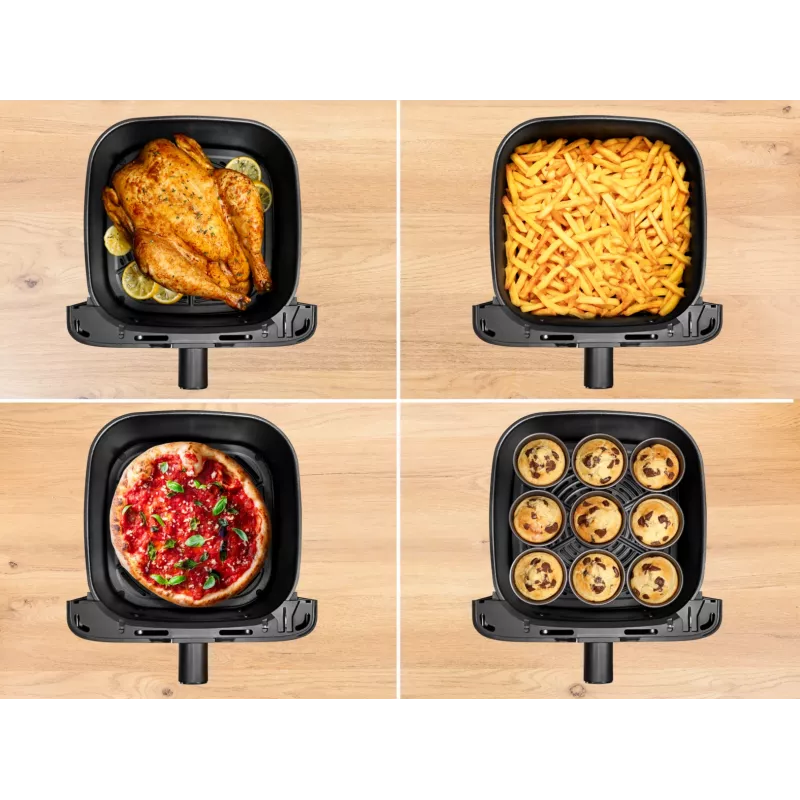 Tefal Easy Fry Mega EY855BE0 Fritteuse Einzeln 7,5 l Standgerät 2020 W Heißluftfritteuse Grau