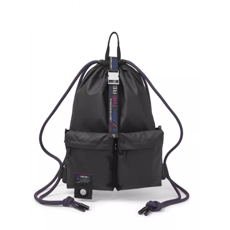 Rucksack ASUS BD3700 ROG SLASH Multifunktions-Kordelzugtasche Schwarz 810g