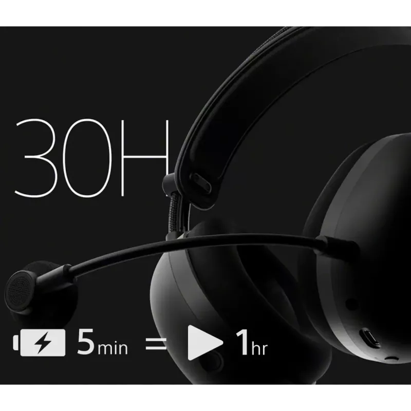 Sony Inzone H9 II Headset Kabellos Kopfband Gaming USB Typ-C Bluetooth Schwarz, Weiß