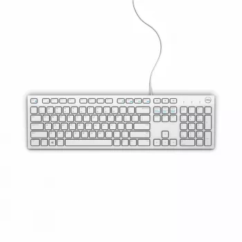 DELL Wired Tastatur - KB216 - US International (QWERTY) - White