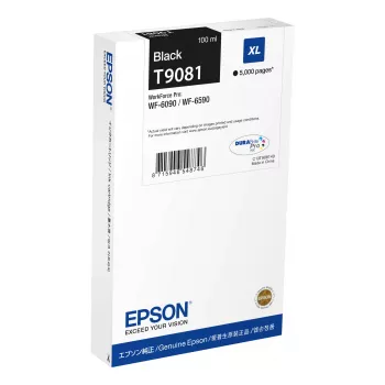 Tintenpatrone Epson C13T90814N Schwarz, Original mit hoher (XL) Reichweite