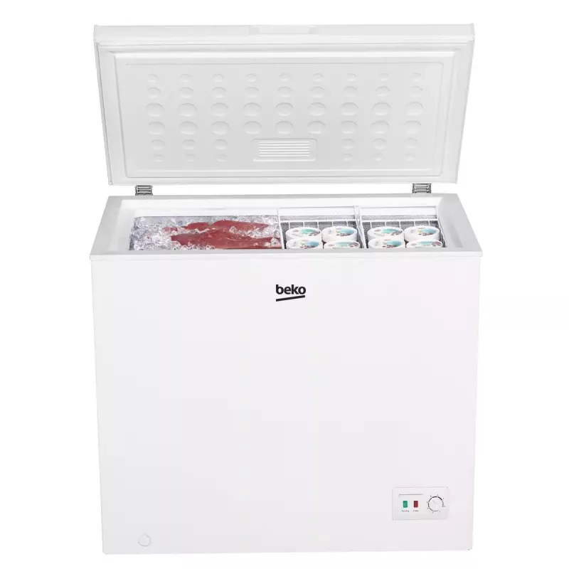 Gefriertruhe BEKO CF200EWN — 198 L, Energieklasse E, 40 dB, weiß