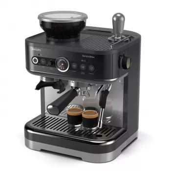 Philips Barista Brew PSA3218/10 Espressomaschine mit Cappuccinatore, Schwarz