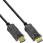 InLine HDMI AOC Kabel, Ultra High Speed HDMI Kabel, 8K4K, schwarz, 20 m
