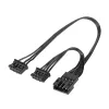 SilverStone Shark Force SST-SF120B-ARGB 120-mm-Gehäuselüfter, ARGB, schwarz