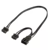 SilverStone Shark Force SST-SF120B-ARGB 120-mm-Gehäuselüfter, ARGB, schwarz