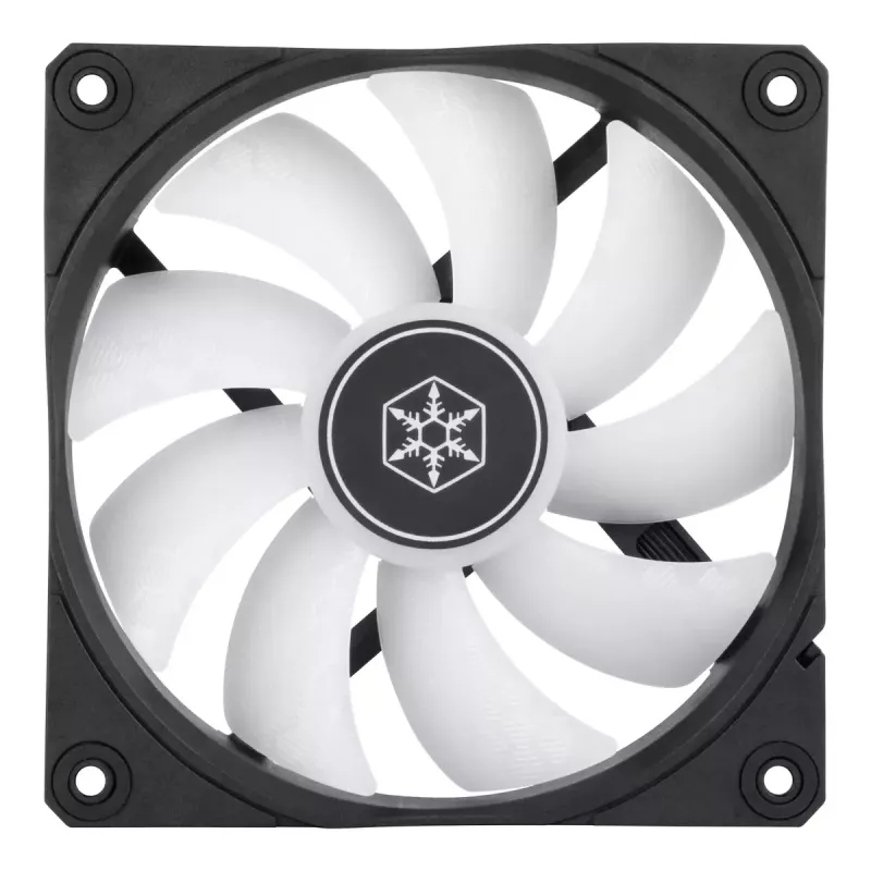 SilverStone Shark Force SST-SF120B-ARGB 120-mm-Gehäuselüfter, ARGB, schwarz