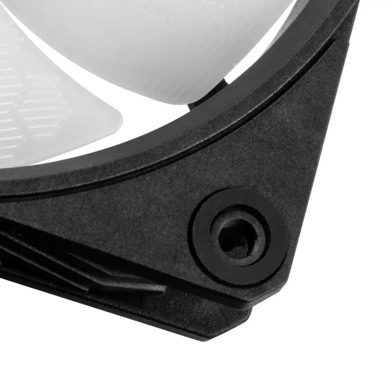 SilverStone Shark Force SST-SF120B-ARGB 120-mm-Gehäuselüfter, ARGB, schwarz