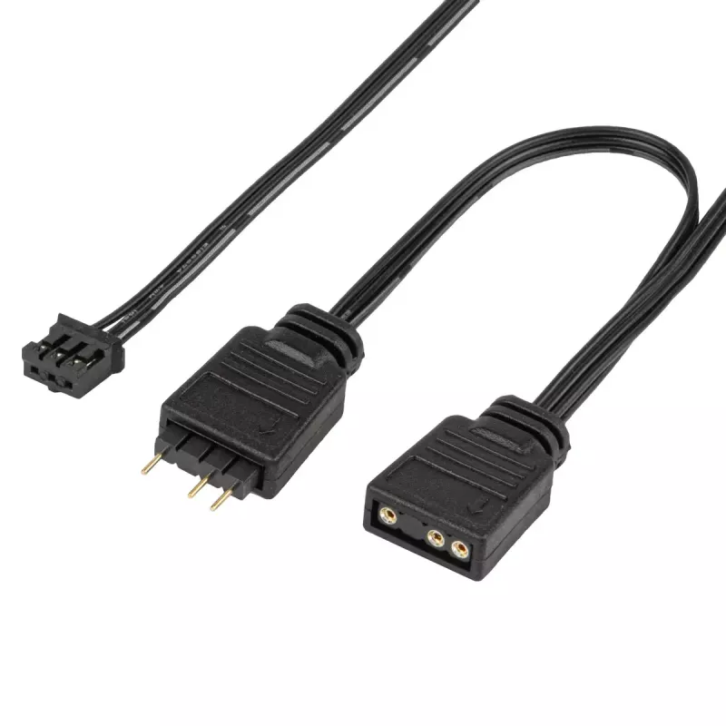 SilverStone Shark Force SST-SF120B-ARGB 120-mm-Gehäuselüfter, ARGB, schwarz
