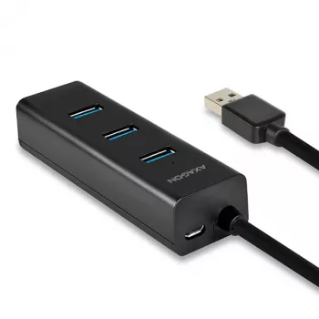 Axagon HUE-S2BP 4x USB 3.0 LADEHUB mit 1,2 m Kabel inkl. Netzteil