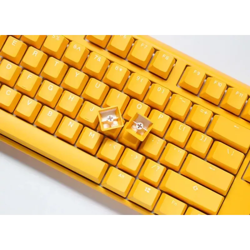 Ducky One 3 Gelb Tastatur Gaming USB German Full-size RGB LED