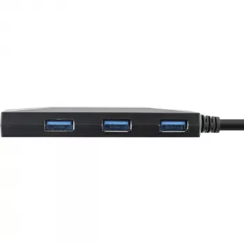 InLine USB 3.2 Gen.1 Hub, USB-C auf 2 Port USB-C und 3 Port USB-A, mit Netzteil