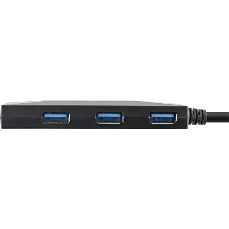 InLine USB 3.2 Gen.1 Hub, USB-C auf 2 Port USB-C und 3 Port USB-A, mit Netzteil