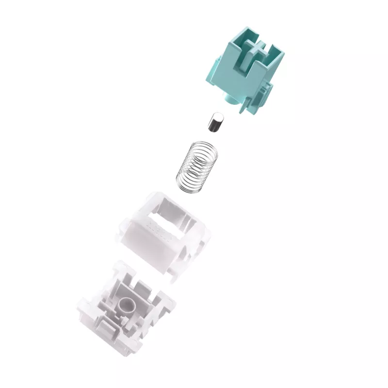 Tastatur-Schalter GLORIOUS Lynx HE — 36-teiliges Polycarbonat-Set, Cyan, transluzent, kompatibel mit GMMK 3 HE