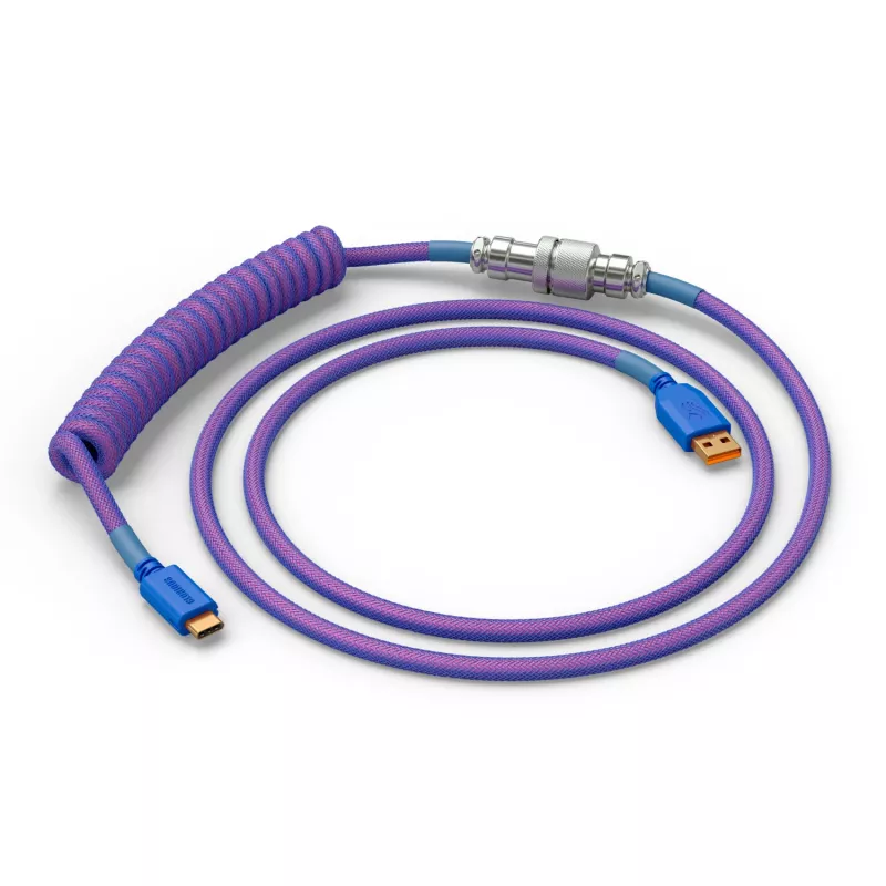 Gewendeltes USB-Kabel GLORIOUS GMMK Nebula 1,5 m RGB für Tastaturen
