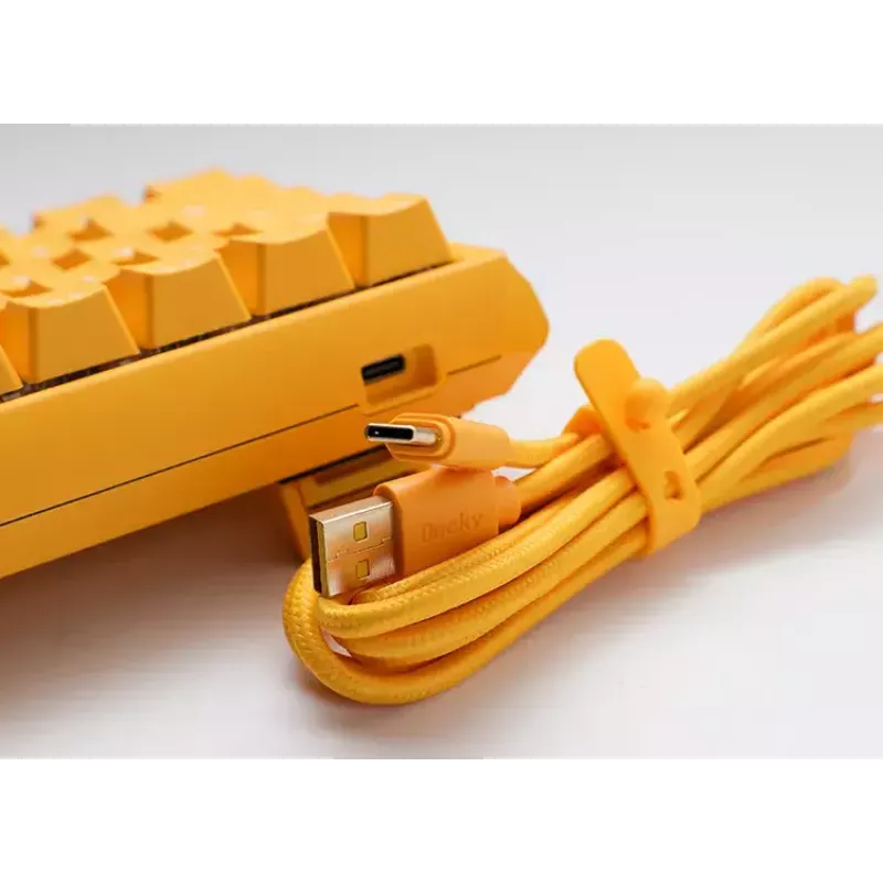 “Ducky One 3 Gelb Mini” Tastatur Gaming USB Deutsch Mechanisch RGB