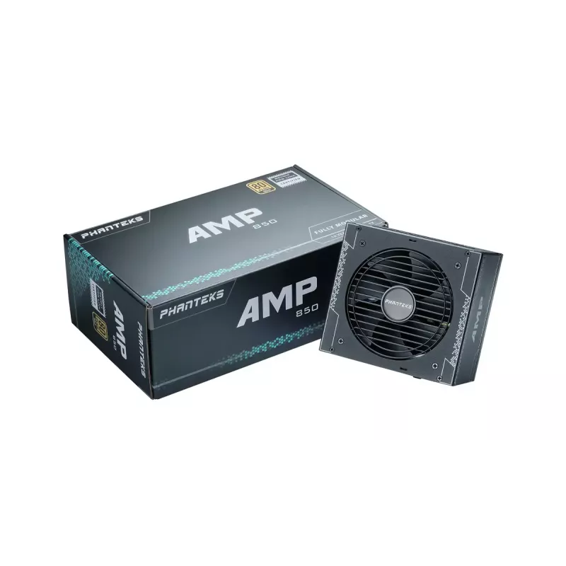 Phanteks AMP GH 850W Netzteil, 80 PLUS Gold, ATX 3.1, PCIe 5.1, schwarz