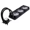 SilverStone Permafrost PF360-ARGB V2 SST-PF360-ARGB-V2 360-mm-AiO-Flüssigkeits-CPU-Kühler, ARGB, inkl. RGB-Controller, Schwarz