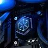 SilverStone Permafrost PF360-ARGB V2 SST-PF360-ARGB-V2 360-mm-AiO-Flüssigkeits-CPU-Kühler, ARGB, inkl. RGB-Controller, Schwarz