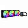 SilverStone Permafrost PF360-ARGB V2 SST-PF360-ARGB-V2 360-mm-AiO-Flüssigkeits-CPU-Kühler, ARGB, inkl. RGB-Controller, Schwarz