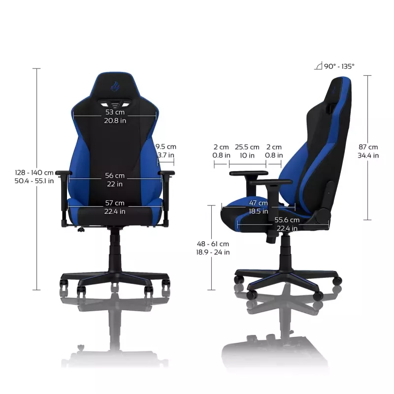 Gaming Chair Nitro Concepts S300 Padded Seat Padded Backrest