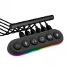 Streamplify HUB DECK 5 USB-Hub, 4x USB 3.0, 1x USB 2.0, RGB, 12V, EU-Netzkabel, schwarz
