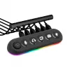 Streamplify HUB DECK 5 USB-Hub, 4x USB 3.0, 1x USB 2.0, RGB, 12V, EU-Netzkabel, schwarz